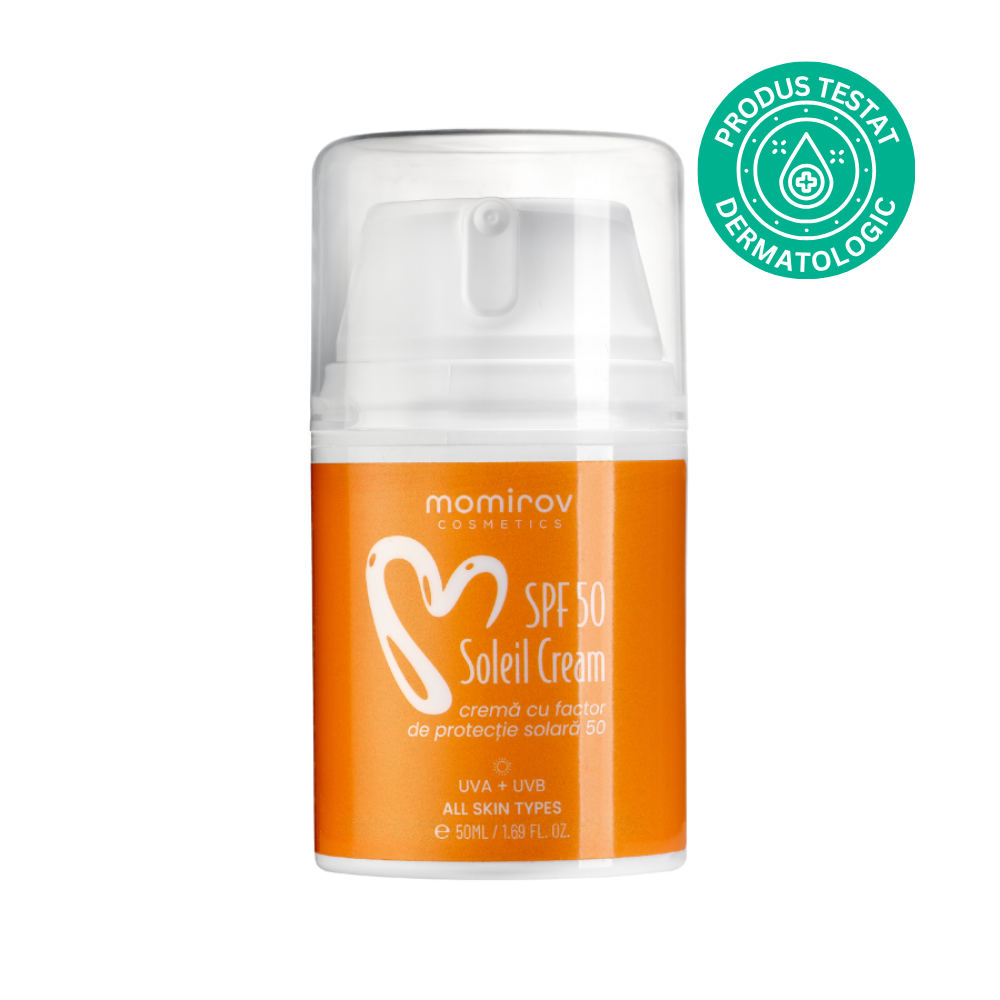 Cremă Soleil cu factor de protecție solară SPF 50, 50 ml