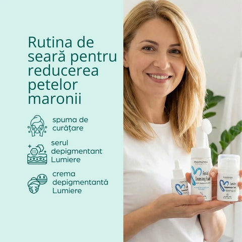 Rutina de seară pentru reducerea petelor maronii