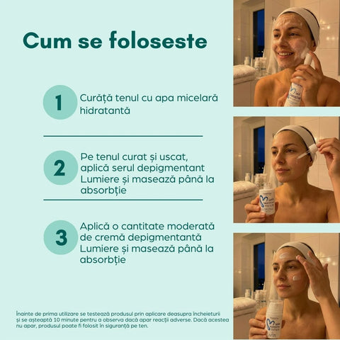 Rutina de seară pentru reducerea petelor maronii