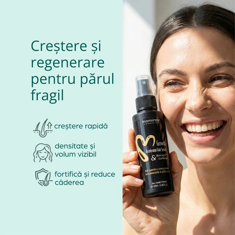Serum pentru creșterea rapidă a părului cu Baicapil și cofeină, 100 ml
