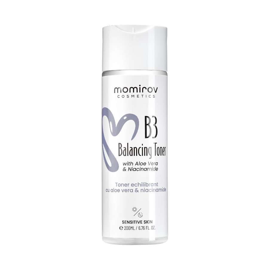 Toner echilibrant B3 cu aloe vera și niacinamidă, 200 ml