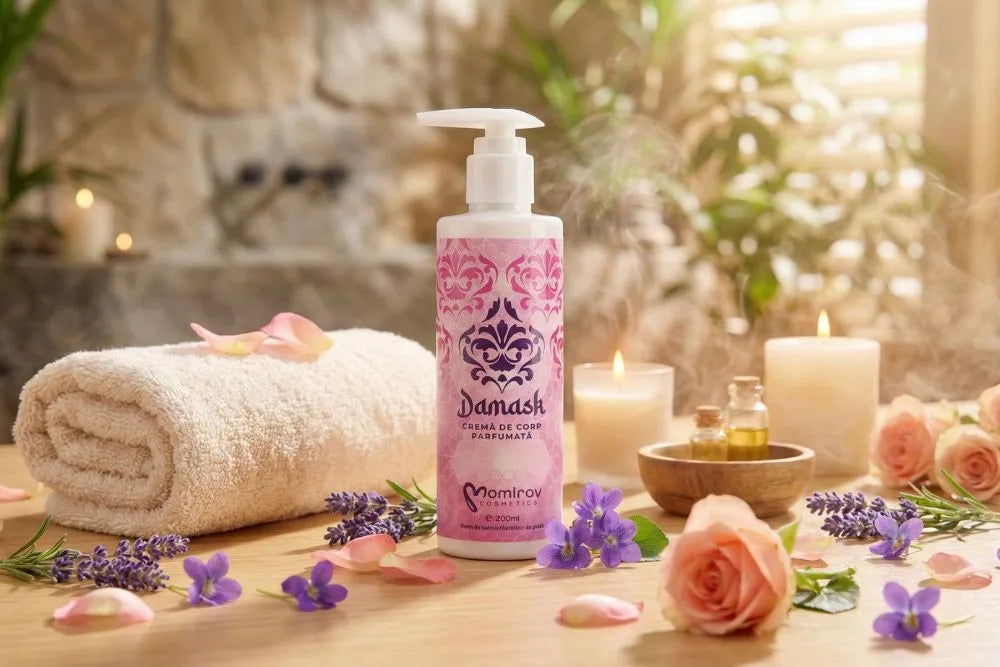 Cremă de corp parfumată Damask, 200 ml