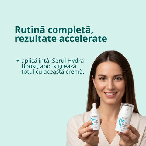 Cremă nutritivă Hydra Max cu Squalane și acid hialuronic pentru ten uscat, 50 ml