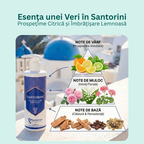 Cremă de corp parfumată Santorini, 200 ml