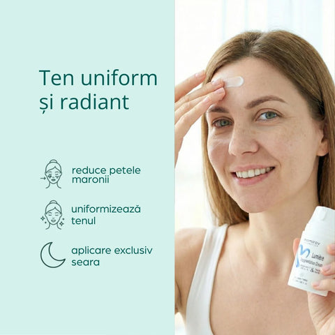 Cremă depigmentantă Lumière cu Melavoid și acid kojic pentru pete maronii, 50 ml