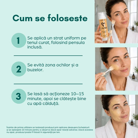 Mască Facială C-Vital cu Argilă și Vitamina C, 100 ml
