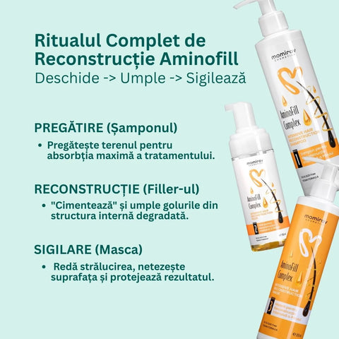 Mască Aminofill Complex pentru reconstrucția intensivă a părului, 200 ml
