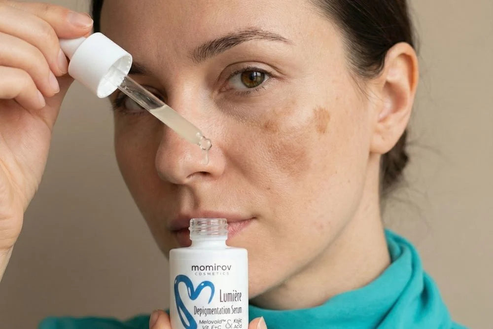 Serum depigmentant Lumière cu Melavoid și acid kojic pentru pete maronii, 30 ml