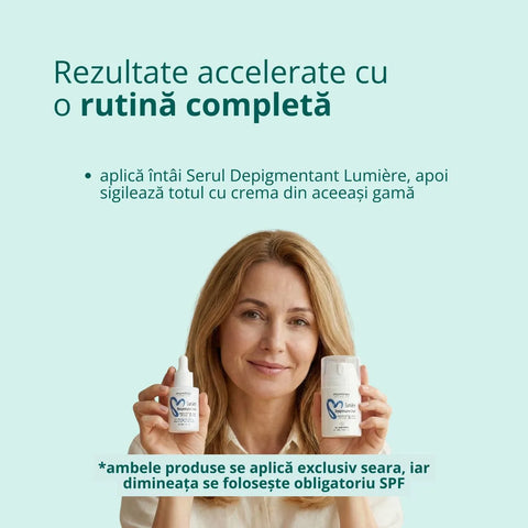 Rutina de seară pentru reducerea petelor maronii