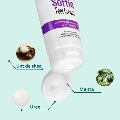 Softie Cremă hidratantă de picioare, 100 ml