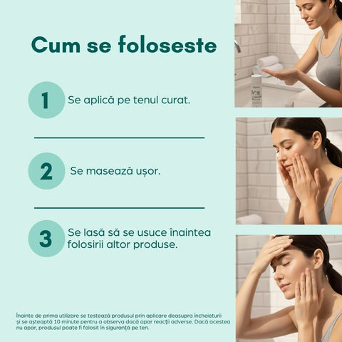 Toner echilibrant B3 cu aloe vera și niacinamidă, 200 ml